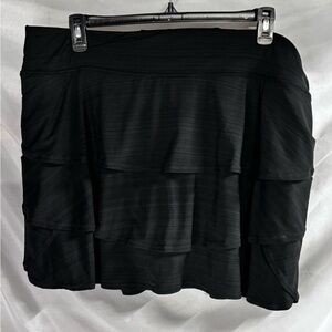 Ideology Black Tiered Mini Skirt